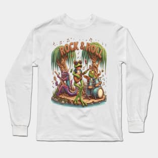 Frolicking Frogs Form Fantastic Froggy Band Long Sleeve T-Shirt